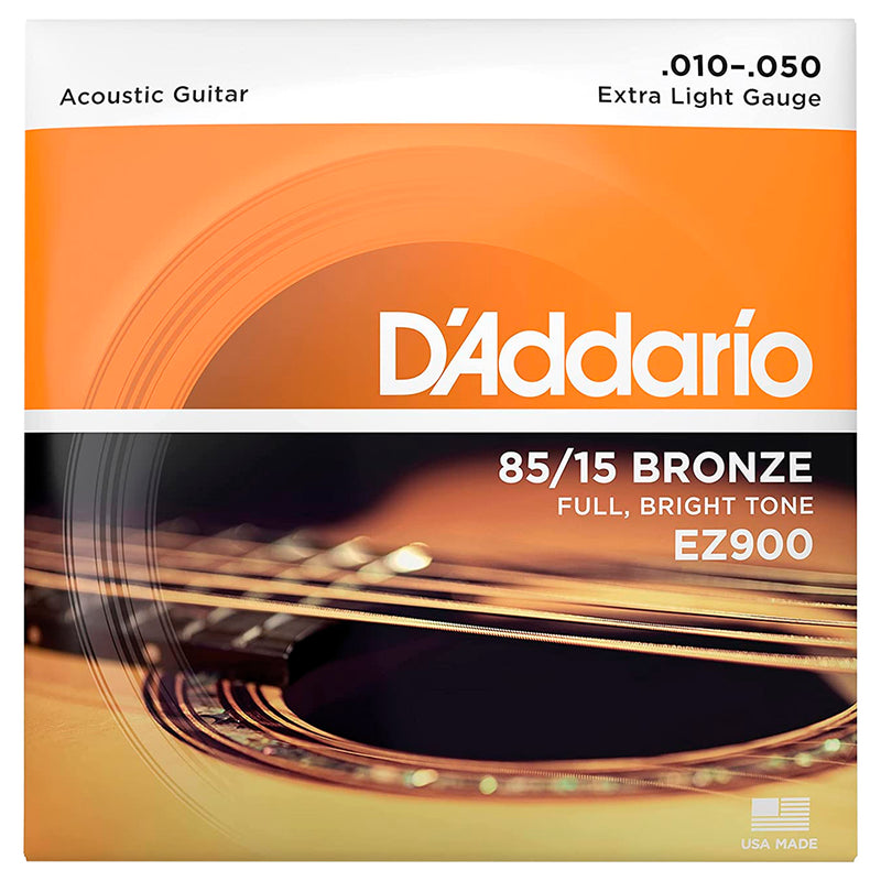 Tensión Extra ligera
 Cuerdas Para Guitarra Acústica
 EZ900